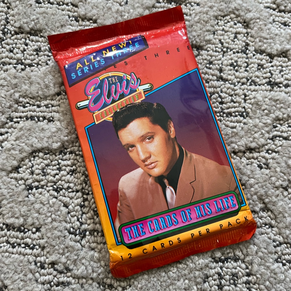 🎸 '93 Elvis Presley Musical Artist Vintage 12 Pack Trading Cards Unopened New